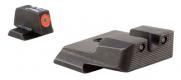 Trijicon HD Night Set 3-Dot for S&W M&P Green/Orange Outline Tritium Handgun Sight - SA137O