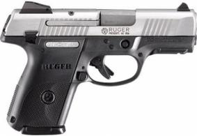 Ruger SR9 Compact Pistol 9mm 3.5in 10rd Stainless Black - 3339 Ruger SR9 Compact Pistol 9mm 3.5in 10rd Stainless Black - 3339