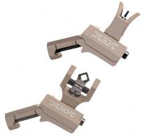 Troy Ind SSIG-45S-MDFT-00 45 Degree Offset Battlesight Set Flat Dark Earth Anodized M4 Front & Dioptic Rear - SSIG-45S-MDFT-00 Troy Ind SSIG-45S-MDFT-00 45 Degree Offset Battlesight Set Flat Dark Earth Anodized M4 Front & Dioptic Rear - SSIG-45S-MDFT-00