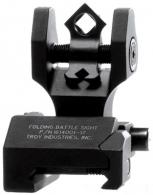 Troy Ind SSIDDOARFBT00 Dioptic BattleSight Rear Sight Folding Black for AR-Platform - DOARFBT00