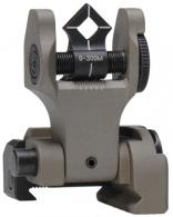 Troy Ind SSIGDOARFFT00 Dioptic BattleSight Rear Sight Folding Flat Dark Earth for AR-Platform - DOARFFT00