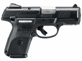 Ruger 3477 SR40C Compact 40 S&W 3.50" 15+1 Black Black Polymer Grip - 3477