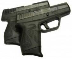 Pearce Grip PG43+1 Magazine Extension made of Polymer with Black Finish & 3/4 Gripping Surface for Glock 43 (Adds 1rd)