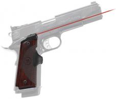 Crimson Trace LG901 Lasergrips Master Series 5mW Red Laser with 633nM Wavelength & 50 ft Range Rosewood Finish for 1911 Commande - 313