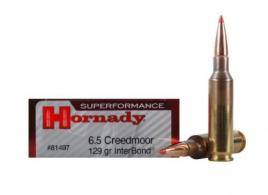 Hornady InterBond 6.5 CRD Interbond 129 GR 20Box - 81497