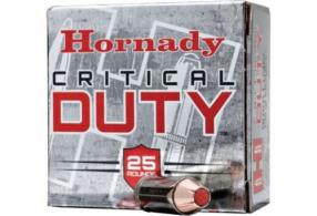 Hornady Critical Duty FlexLock 9mm+P Ammo 25 Round Box