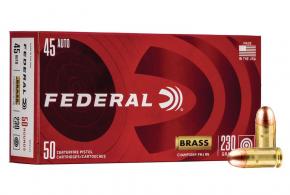 FEDERAL CHAMPION AMMO 45 ACP 230GR FMJ 50RD BOX - WM5233 FEDERAL CHAMPION AMMO 45 ACP 230GR FMJ 50RD BOX - WM5233