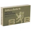 Sellier & Bellot 300BlackB Rifle .300 Black 147 GR Full Metal Jacket 20 Bx/ - 300BLKB