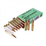 S&B .300 AAC Blackout  200gr  SUBSONIC 20rd box