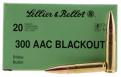 Main product image for S&B .300 AAC Blackout  200gr  SUBSONIC 20rd box