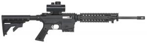 Mossberg & Sons 715T Flat Top Tactical 22 LR 16.25" 10+1 Blued A2 Adjustable Stock W/Red Dot - 37232