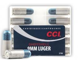 CCI Shotshell 9mm #12 Shot 1450 fps 10rd box - 3790 CCI Shotshell 9mm #12 Shot 1450 fps 10rd box - 3790