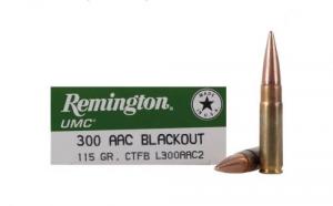 Remington AAC 300 AAC Blackout Close Tip Flat Base - L300AAC2 Remington AAC 300 AAC Blackout Close Tip Flat Base - L300AAC2