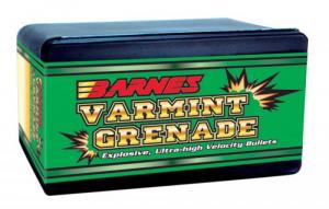 Barnes Bullets Varmint Grenade 22 Hornet .224 30 gr Flat Base Hollow Point 100 Per Box