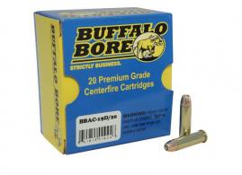 Buffalo Bore Ammunition 19D/20 Heavy .357 MAG 125 gr Jacketed Hollow Point (JHP) 20 Bx/ 12 Cs - 19D/20 Buffalo Bore Ammunition 19D/20 Heavy .357 MAG 125 gr Jacketed Hollow Point (JHP) 20 Bx/ 12 Cs - 19D/20