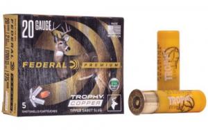 Federal Premium Trophy Copper Slug 20 GA 2.75" Sabot Slug 5rd box - P208TC Federal Premium Trophy Copper Slug 20 GA 2.75" Sabot Slug 5rd box - P208TC
