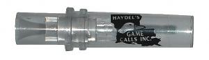 Haydel's Game Calls Wood Duck Squealer Open Call Wood Duck Sounds Attracts Ducks Clear Plastic - W81