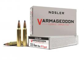 Nosler Varmageddon 223 Remington/5.56 Nato Flat Base Hollow - 65140 Nosler Varmageddon 223 Remington/5.56 Nato Flat Base Hollow - 65140