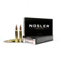 Nosler Match Grade Rifle Ammunition .223 Rem 77 gr HPBT 2600 fps 20/ct - 60011 Nosler Match Grade Rifle Ammunition .223 Rem 77 gr HPBT 2600 fps 20/ct - 60011
