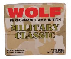 Wolf Military .30-06 Springfield Soft Point 140Gr. - 500 Rnds - MC3006SP140 Wolf Military .30-06 Springfield Soft Point 140Gr. - 500 Rnds - MC3006SP140