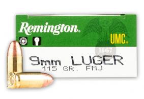 Remington Ammunition Brass 9mm Metal Case 115 GR 100 - LB9MM3B Remington Ammunition Brass 9mm Metal Case 115 GR 100 - LB9MM3B
