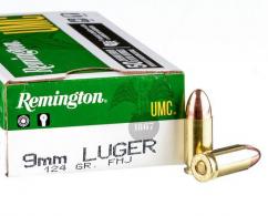 Remington Ammunition Brass 9mm Metal Case 124 GR 50B - LNB9MM2