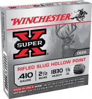 Winchester Super-X Slug .410 Ammo 2.5" 15rd Value Pack - X41RS5VP Winchester Super-X Slug .410 Ammo 2.5" 15rd Value Pack - X41RS5VP