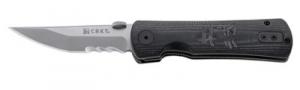 Columbia River Heiko Folder AUS-8 Tanto/Serrated Blade