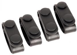 Blackhawk Belt Keeper Set of 4 Black Nylon