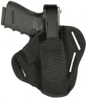 Blackhawk 40PC03BK Pancake OWB Size 03 Black Cordura Nylon Belt Slide Fits Large Semi-Auto Fits 4-4.50" Barrel Ambidextrous - 528
