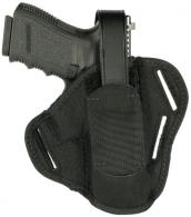 Blackhawk 40PC06BK Pancake OWB Size 06 Black Cordura Nylon Belt Slide Fits Med/Large Semi Autos Fits 3.25-3.75" Barrel Ambidextr - 528