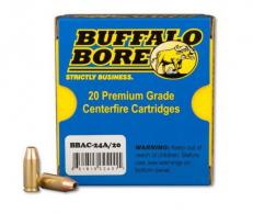 Buffalo Bore Personal Defense Jacketed Hollow Point 9mm+P Ammo 20 Round Box - 24A/20