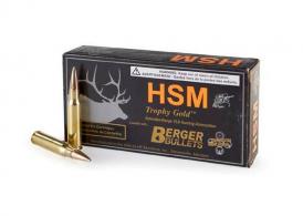 HSM Trophy Gold 270Win Boat Tail Hollow Point 150GR 20rd box - BER270150VLD HSM Trophy Gold 270Win Boat Tail Hollow Point 150GR 20rd box - BER270150VLD