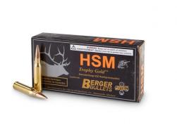 HSM 308168VLD Trophy Gold 308 Win 168 gr Match Hunting Very Low Drag 20 Bx/ 25 Cs - BER308168VLD