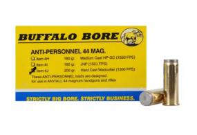 Buffalo Bore Ammo Handgun .44 MAG Hard Cast 200 GR - 4J/20 Buffalo Bore Ammo Handgun .44 MAG Hard Cast 200 GR - 4J/20