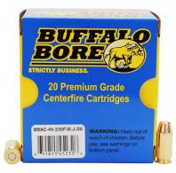 Buffalo Bore Personal Defense Full Metal Jacket Flat Nose 45 ACP+P Ammo 20 Round Box - 45/230FMJ Buffalo Bore Personal Defense Full Metal Jacket Flat Nose 45 ACP+P Ammo 20 Round Box - 45/230FMJ