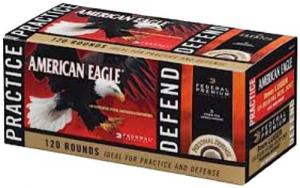 Federal Practice/Defend Combo 380 ACP 90GR FMJ/95GR JHP 120Box/4Case - PAE38090 Federal Practice/Defend Combo 380 ACP 90GR FMJ/95GR JHP 120Box/4Case - PAE38090