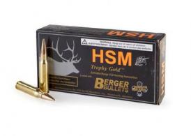HSM 300WBY210 Trophy Gold 300 Wthby Mag 210 gr Match Hunting Very Low Drag 20 Bx/ 20 Cs - BER300WBY210