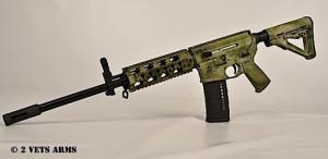 2 Vets Arms Blackout 300 SA 300 AAC 16" 30+1 Magpul CTR Stk ATAC Grn - 2VA300ATFG 2 Vets Arms Blackout 300 SA 300 AAC 16" 30+1 Magpul CTR Stk ATAC Grn - 2VA300ATFG