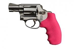 Hogue Tamer Grip S&W J Frame Pink Rubber - 60027 Hogue Tamer Grip S&W J Frame Pink Rubber - 60027
