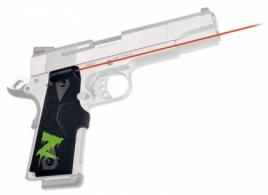 Crimson Trace LG401Z LaserGrip Grip 1911 Smooth Zombie Green