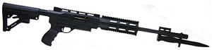 Archangel AA597R AR-15 Style Conversion Stock Black Synthetic 6 Position for Remington 597