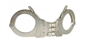 Smith & Wesson 350133 1H-1 Hinged Universal Handcuffs Nickel - 1H1 Smith & Wesson 350133 1H-1 Hinged Universal Handcuffs Nickel - 1H1