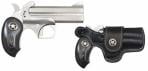 Cobra Firearms - Big Bore Derringer, 380 ACP, 2.75 Barrel, Fixed Sights, Satin, Rosewood Grips, 2-rd