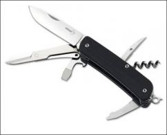 Boker Plus Knife Set 2.8" 12C27 Sandvik Hollow Ground G10 Black - 01BO803