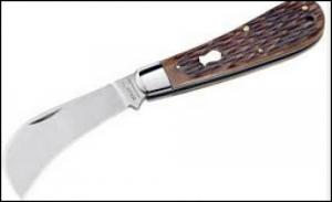 Boker Plus Knife 3" 440C Stainless Curved Bone - 01BO207