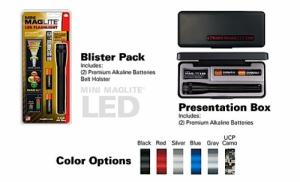Maglite Mini Mag LED Flashlight 2 AA Red - SP2203H
