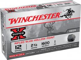 Winchester Ammo Super X Slugs 12 Gauge ga 3/4 oz Slu - X12RS15LF