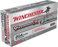 Winchester Ammo Super X 204 Ruger Varmint 32 GR 20 Rou - X204P Winchester Ammo Super X 204 Ruger Varmint 32 GR 20 Rou - X204P