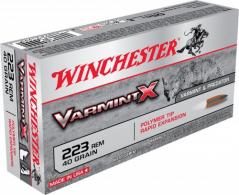 Main product image for Winchester Varmint X Ammo 223 Remington  40 gr Polymer Rapid Expansion 20 Round Box